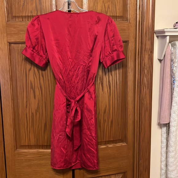 🔥HP🔥Vintage Betsey Johnson Red  Dress w/ Tie Back - Picture 4 of 4